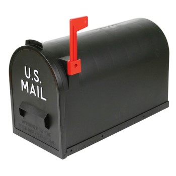 Flambeau 6532MC Rural Mailbox # 2, Black