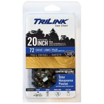 TriLink Saw Chain CL85072LT3 20 3/8 Lc72 Chain