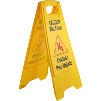 World &amp; Main/Cranbury  410105 Wf100y Wet Floor Caution Sign