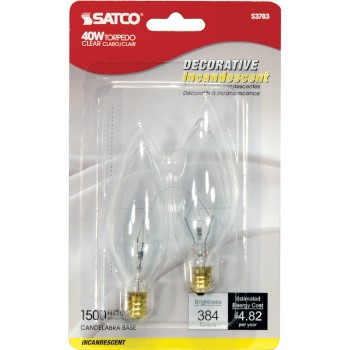 Satco Products S3783 Incand Deco Bulb