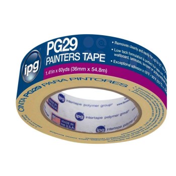 Intertape Polymer Group PG29-1560 Premium Grade PG29  Low Tack Masking Tape ~ 1.41&quot; x 60 Yds