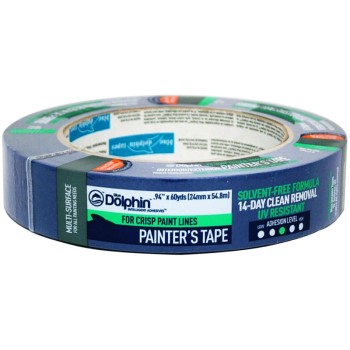Linzer  TPBDT0100 Blue Mask Tape, 60 yd ~ 1&quot;