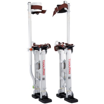 Toolpro Inc TP71830  Aluminum Adjustable Stilts ~ 18&quot; to 30&quot;