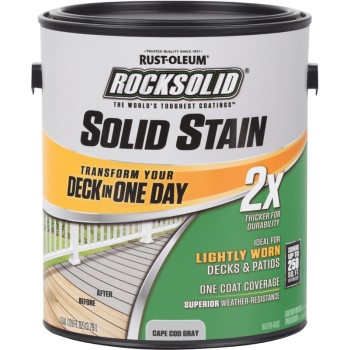 Rust-Oleum 302528 RockSolid Stain, Gray ~ Gal