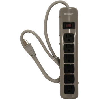 Coleman Cable 41386 6 Outlet Powerstrip