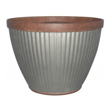 Southern Patio HDR-046868 Wetlake Design Series Galvanized Planter ~ 20 1/2&quot;