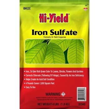 BWI/V.P.G. FH32340 Hi-Yield Brand  Iron Sulfate ~ 4 lb Bag