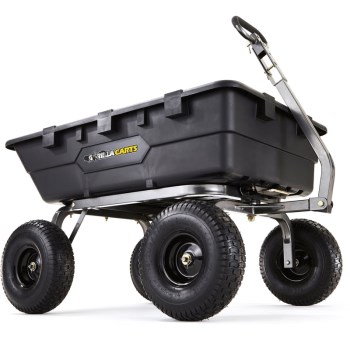 Tricam GOR10-16 Heavy Duty Poly Dump Cart, 1500lb