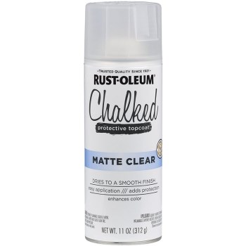 Rust-Oleum 302599 Chalked Ultra Matte Spray Paint ~  Clear Matte