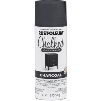 Rust-Oleum 302590 Chalked Spray Paint ~ Charcoal