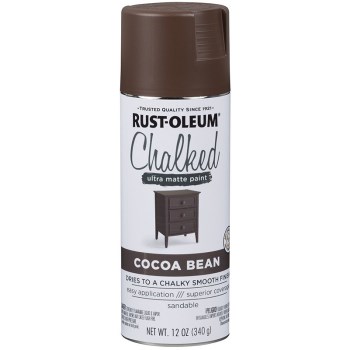 Rust-Oleum 329194 Chalked Ultra Matte Spray Paint, set of 6 ~  Cocoa Bean