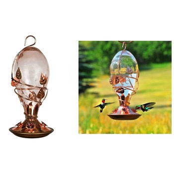 Woodstream 8110H-1 Perky Pet&#194;&#174;   Avant Garden Looking Glass Hummingbird Feeder, Glass - 32 ounce