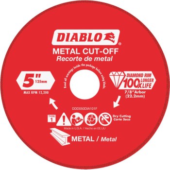 Freud/Diablo DDD050DIA101F 5 Dia Cut Disc
