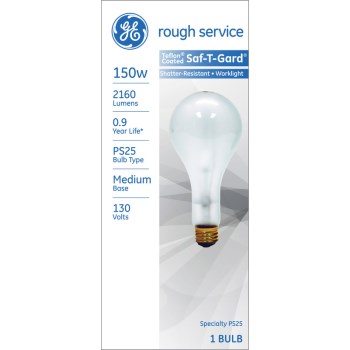 Ge Consumer Products 72547 150w Rough Service Bulb