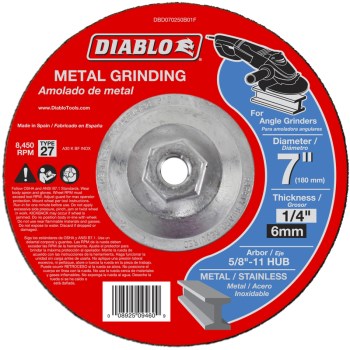 Freud/Diablo DBD070250B01F Diablo Metal Grinding Disc ~ 7&quot;