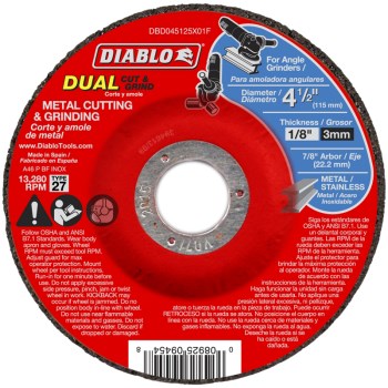 Freud/Diablo DBD045125X01F 4.5 Duo Ct Disc