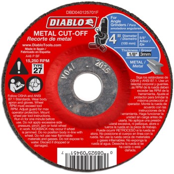 Freud/Diablo DBD040125701F 4 Mtl Cut Disc