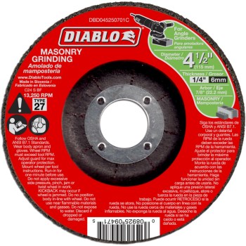 Freud/Diablo DBD045250701C 4.5 Msnry Disc