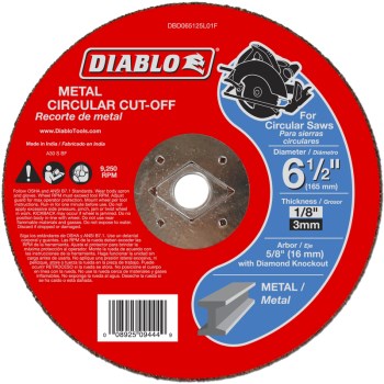 Freud/Diablo DBD065125L01F 6.5 Mtl Ct Disc