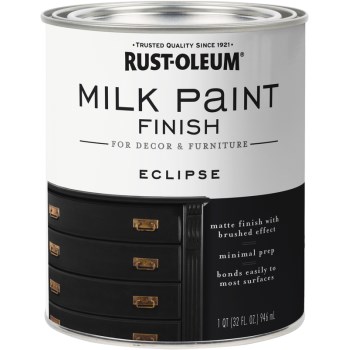 Rust-Oleum 331052 Milk Paint Finish,  Eclipse ~ Quart