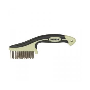 Hyde Mfg   46833 Maxxgrip Pro Stainless Steel Wire Brush ~ 8 3/4&quot;