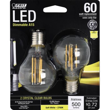 Feit Electric  BPA1560N/827/LED/2 A15 Bulb