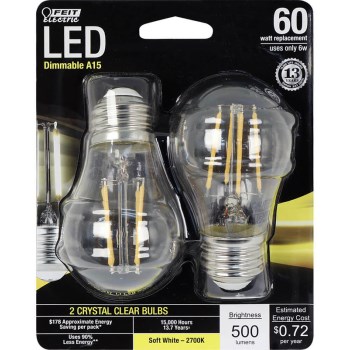 Feit Electric  BPA1560/827/LED/2 A15 Bulb