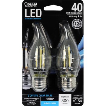 Feit Electric  BPEFC40/850/LED/2 Deco Bulb