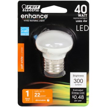 Feit Electric  BPR14DM/927CA R14 Dimmable LED  Bulb, 300 Lumen