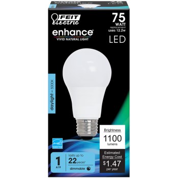 Feit Electric  OM75DM/950CA A19 Shape Dimmable LED Bulb ~ 1100 Lumens