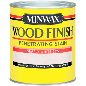 Minwax 700524444 Wood Stain, White ~ Qt