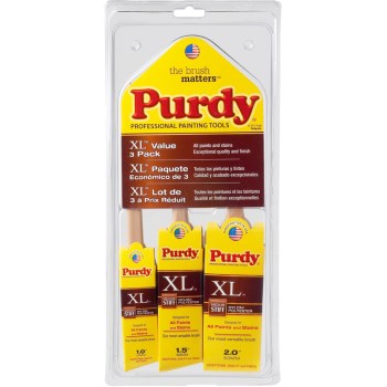 PSB/Purdy 140853100 3pk Paint Brush Kit