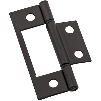 National N830-434 Surface Mounted Hinges, Oil Rubbed Bronze ~ 3&quot;