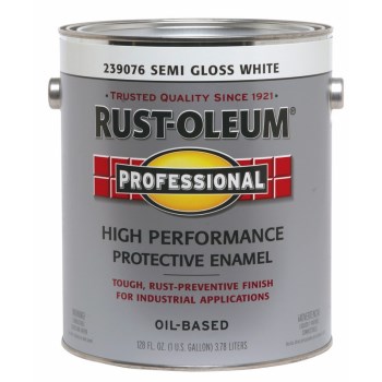 Rust-Oleum 239076 High Performance Protective Enamel, Semi-Gloss White ~ Gallon