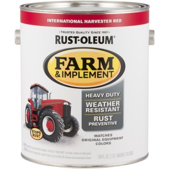 Rust-Oleum 280167 Farm &amp; Implement Enamel Finish,  International Havester Red ~ Gallon