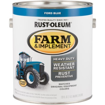 Rust-Oleum 280172 Farm &amp; Implement Finish, Ford Blue ~ Gallon