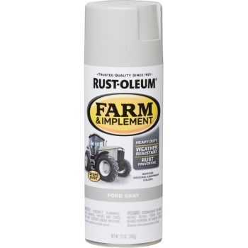 Rust-Oleum 280138 Farm Implement Spray Paint ~ Ford Gray