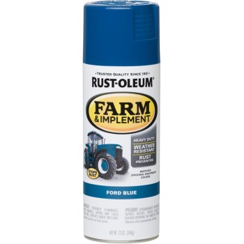 Rust-Oleum 280131 Farm Implement Spray Paint, Ford Blue ~ 12 oz