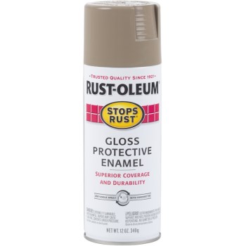Rust-Oleum 312817 Rustoleum Stops Rust Protective Enamel Spray Paint ~ Gloss Cambridge Stone