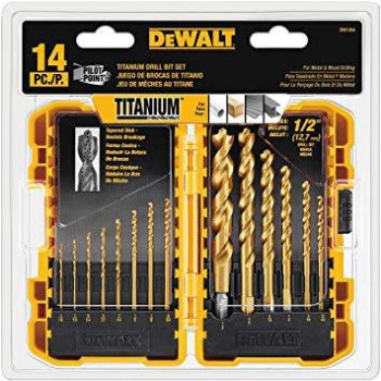 DeWalt DW1354 14pc Titanium Bit Set