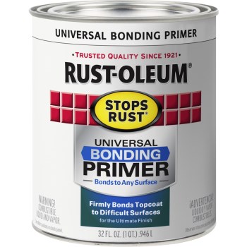 Rust-Oleum 334940 Universal Bonding Primer, Gray ~ Quart
