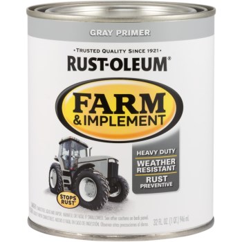 Rust-Oleum 280106 Farm &amp; Implement Primer, Gray ~ Qt