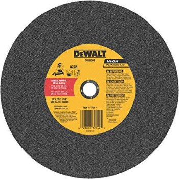 DeWalt DW8005 10 Mtl Chop Wheel