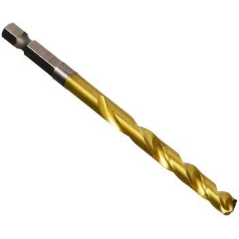 Milwaukee Tool  48-89-4614 ShockWave Titanium Twist Drill Bit ~ 17/64&quot; D  x 4 1/4&quot; L