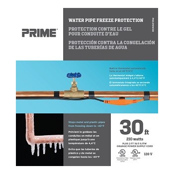 Prime Wire &amp; Cable PHC210W30 30 Pipe Heat Cable