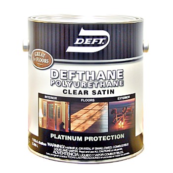 Deft 02504 Defthane Polyurethane, Clear Satin ~ Quart