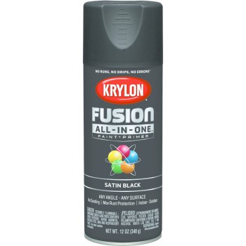 Krylon K02732007 2732 Sp Satin Black