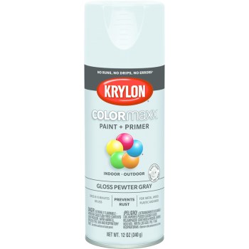 Krylon K05531007 5531 Sp Gloss Pewter Gray