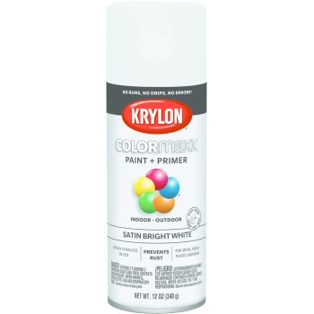 Krylon K05558007 5558 Sp Satin Bright White
