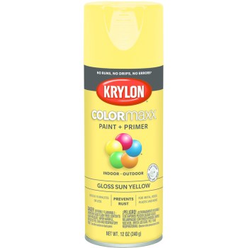 Krylon K05541007 5541 Sp Gloss Sun Yellow